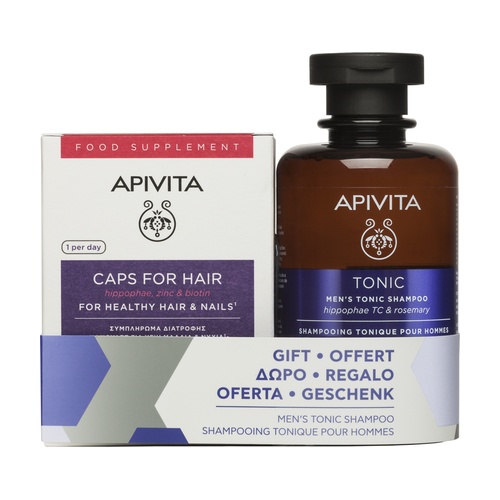 Capsule Anticaduta 30 Unità + Regalo shampoo tonificante uomo